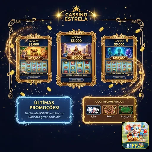 Promoções do cassino Estrela no site 81ff, com jogos e prêmios atraentes.