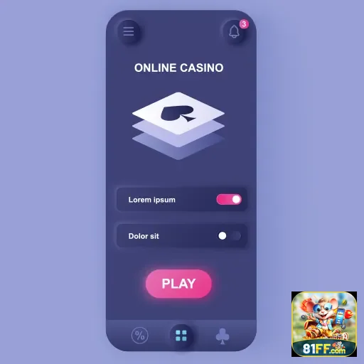 Botão de jogar cassino online no 81ff, convidando para a diversão e apostas!